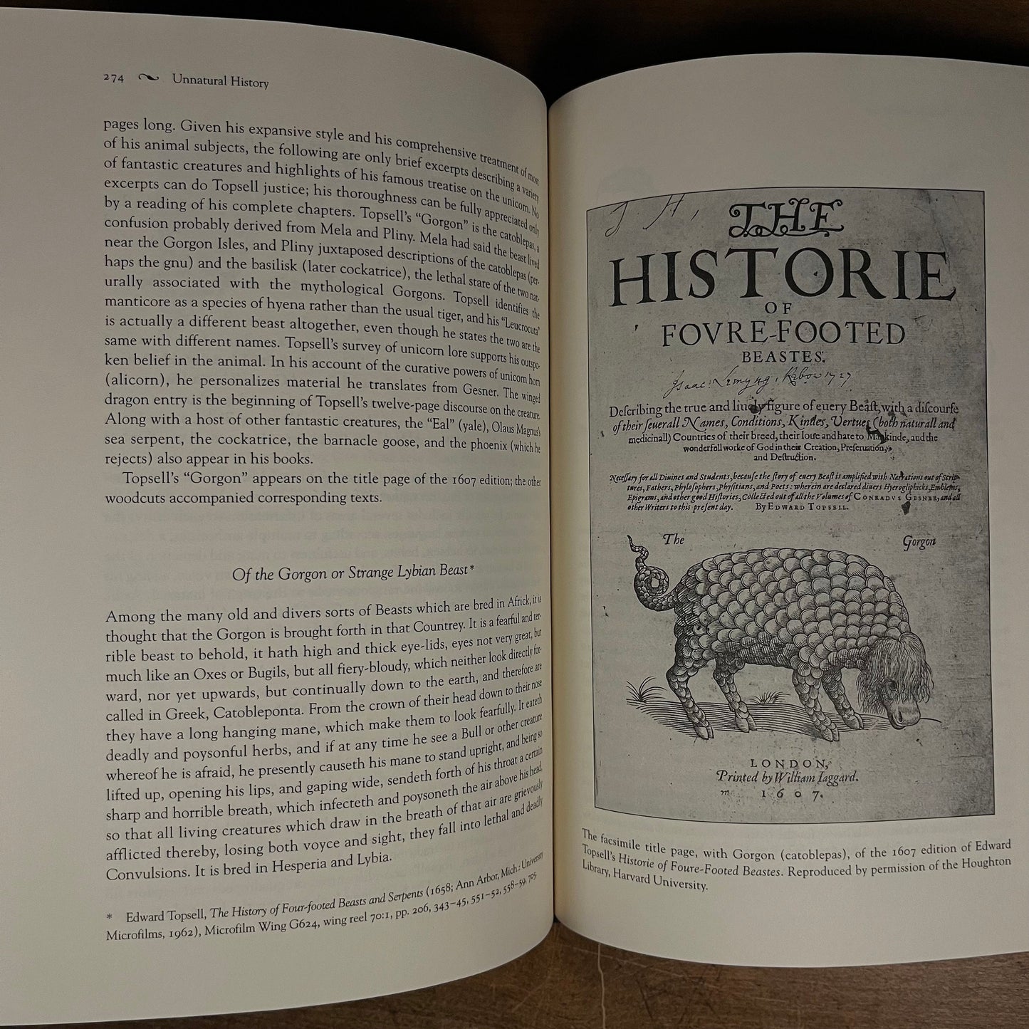 First Printing - The Book of Fabulous Beasts: A Treasury of Writings from Ancient Times to Present by Joseph Nigg (1999) Hardcover Book