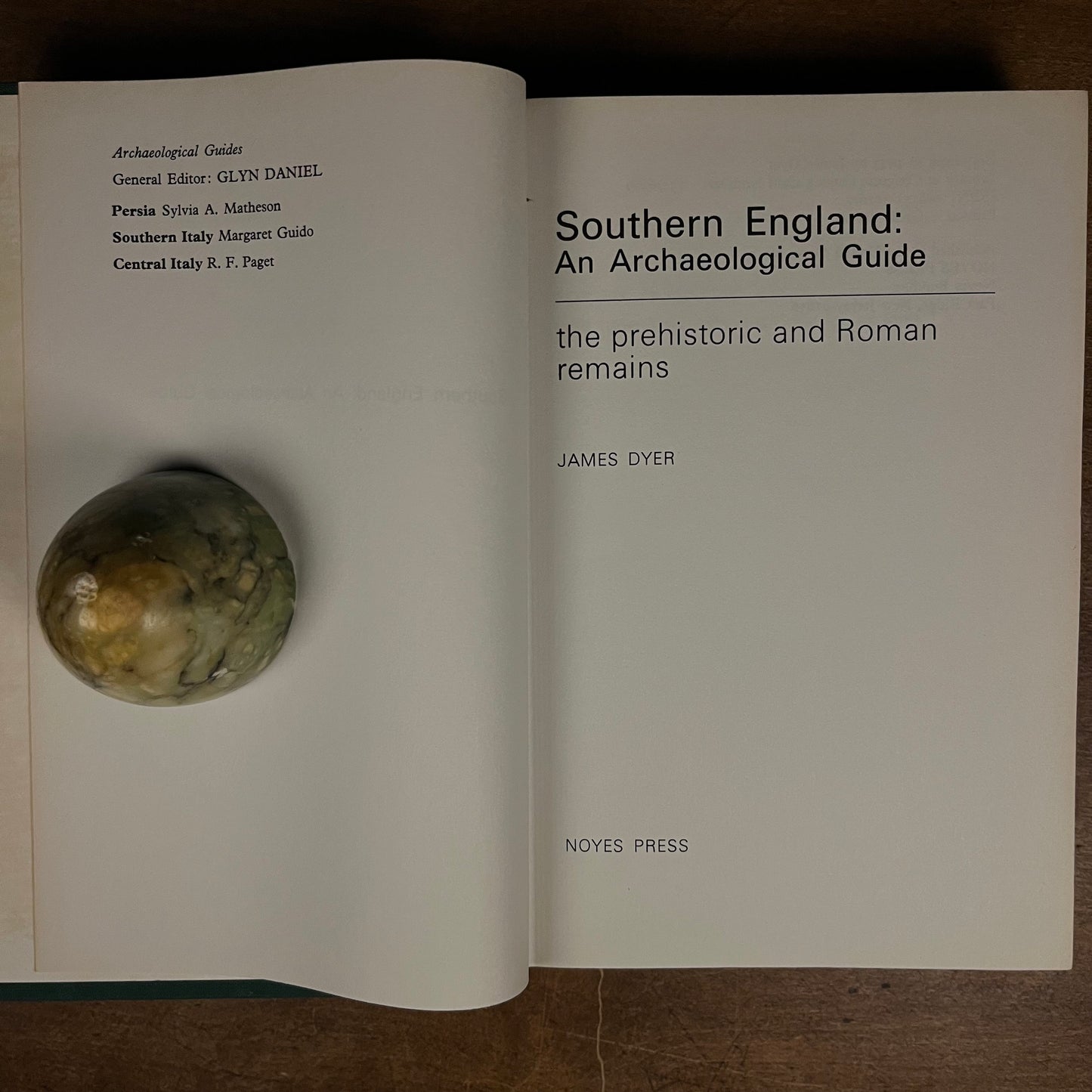 Southern England: An Archaeological Guide by James Dyer (1973) Vintage Hardcover Book