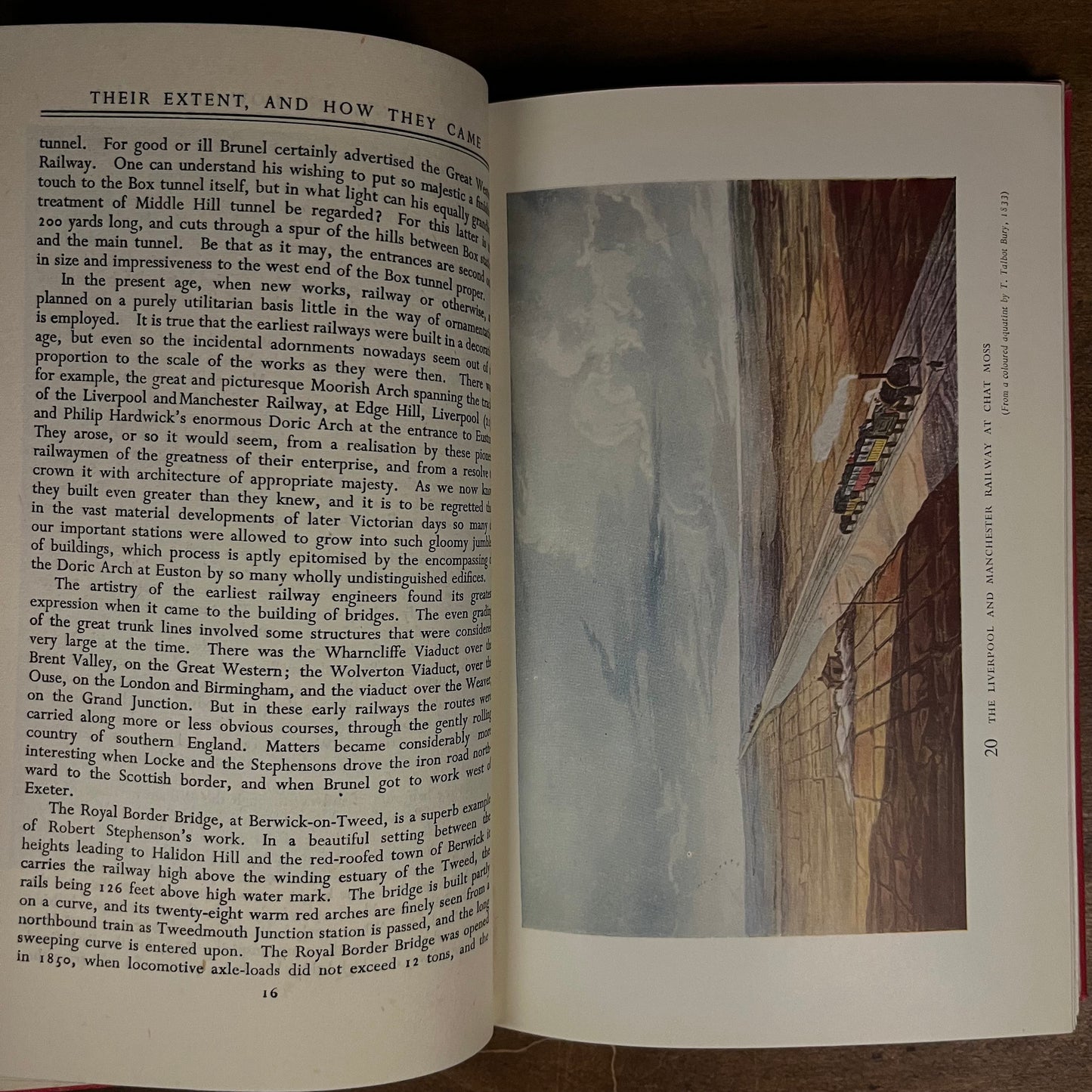 The Railways of Britain: Past and Present by O. S. Nock (1949) Vintage Hardcover Book