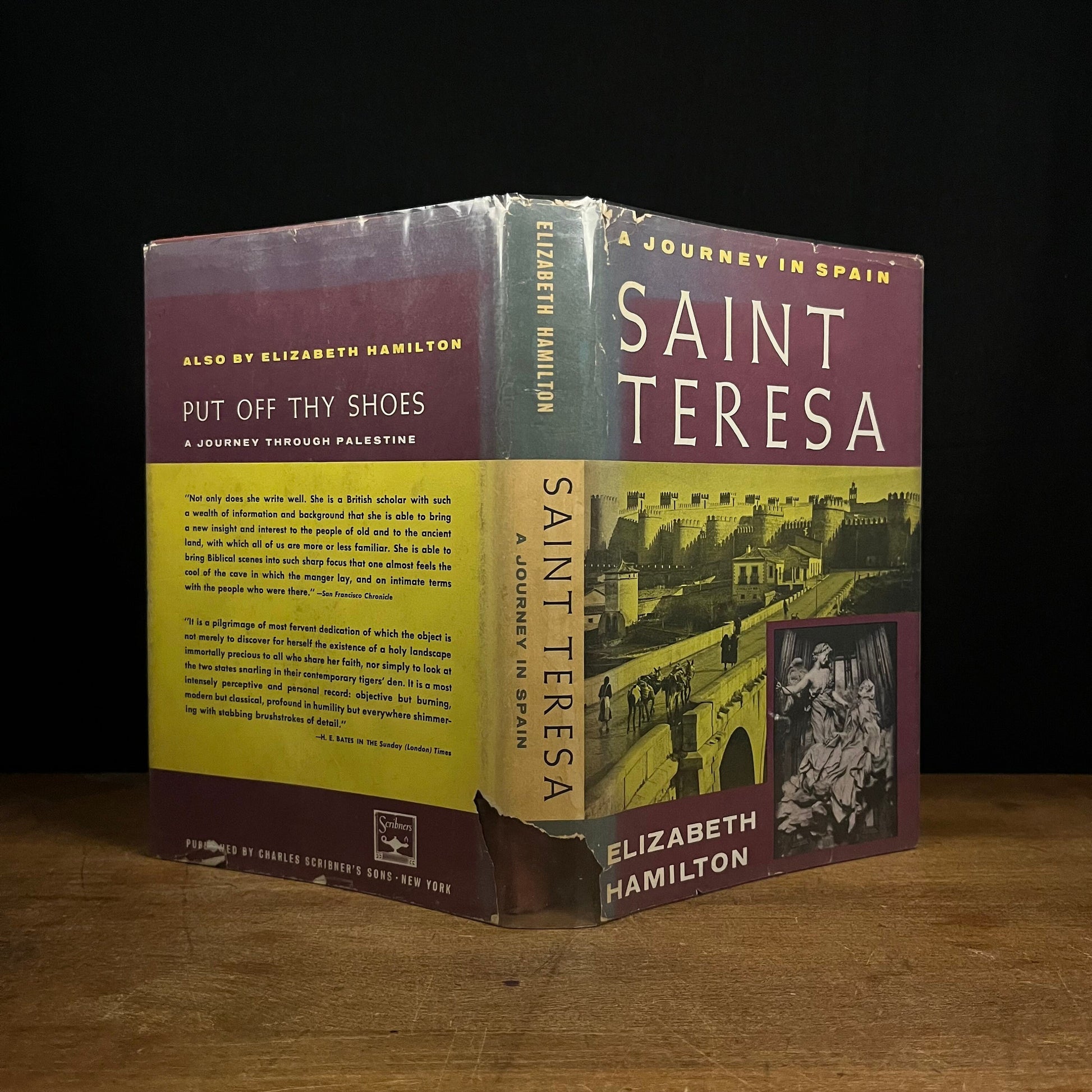 First Printing - Saint Teresa: A Journey in Spain by Elizabeth Hamilton (1959) Vintage Hardcover Book