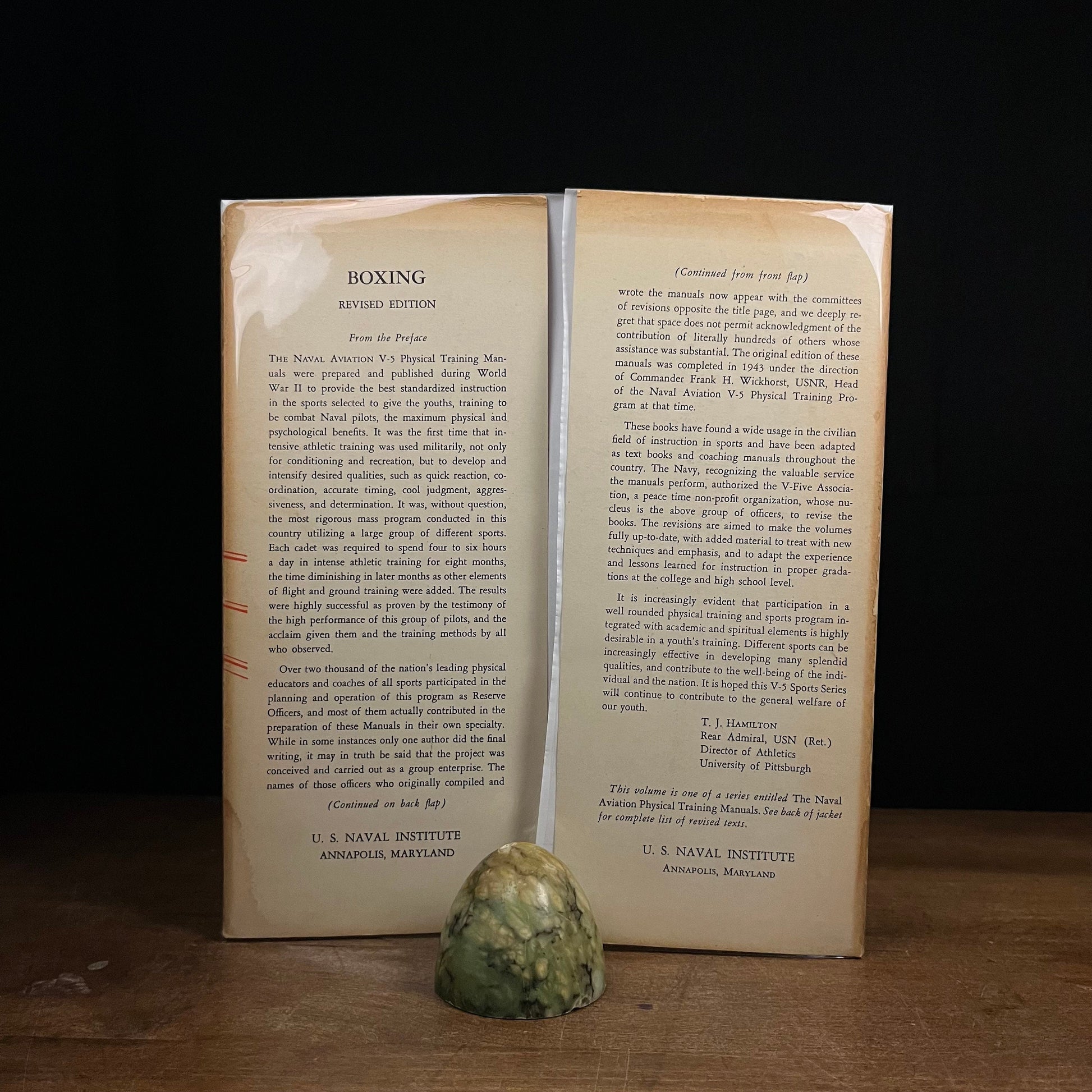 The Naval Aviation Physical Training Manuals: Boxing (1950) Vintage Hardcover Book