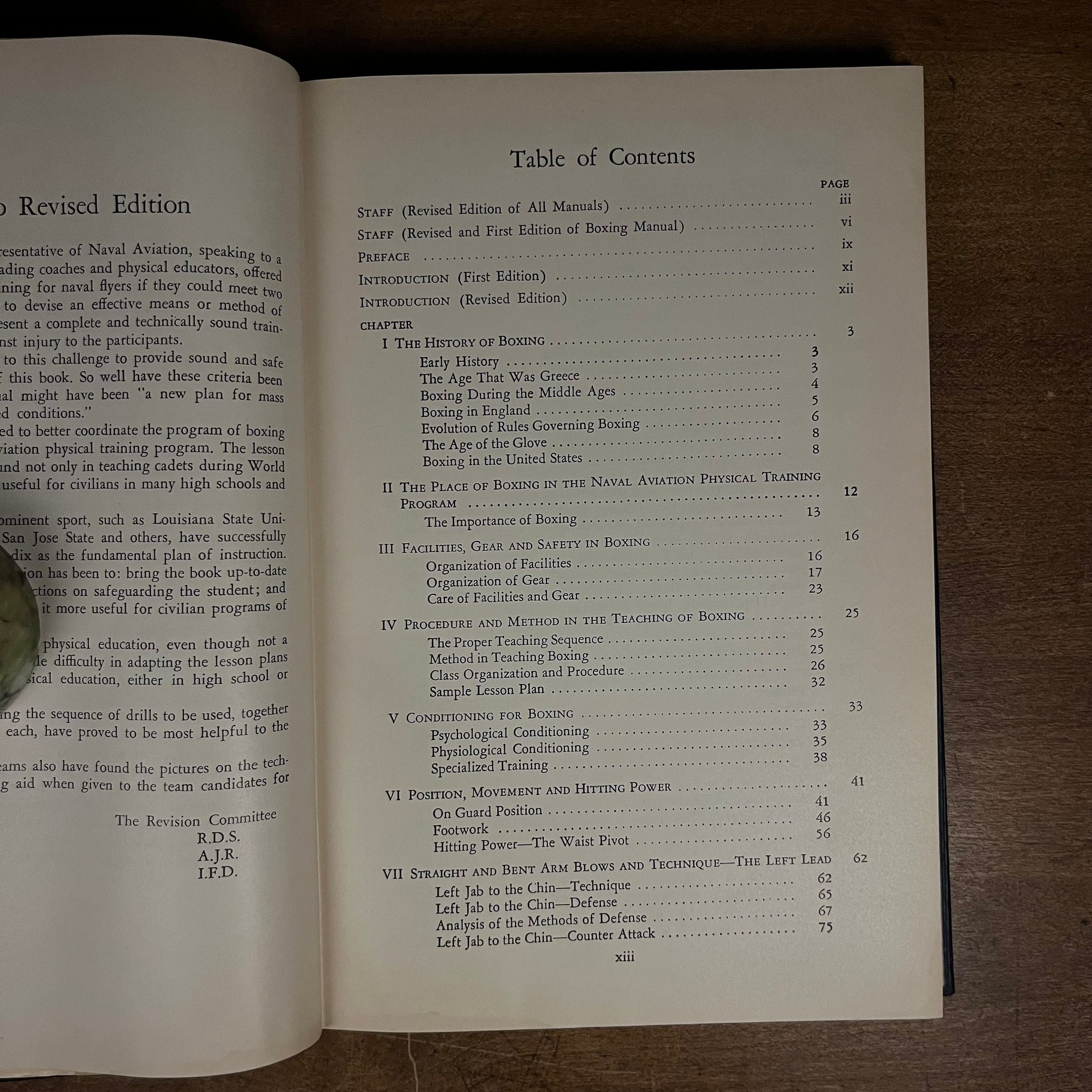 The Naval Aviation Physical Training Manuals: Boxing (1950) Vintage Hardcover Book