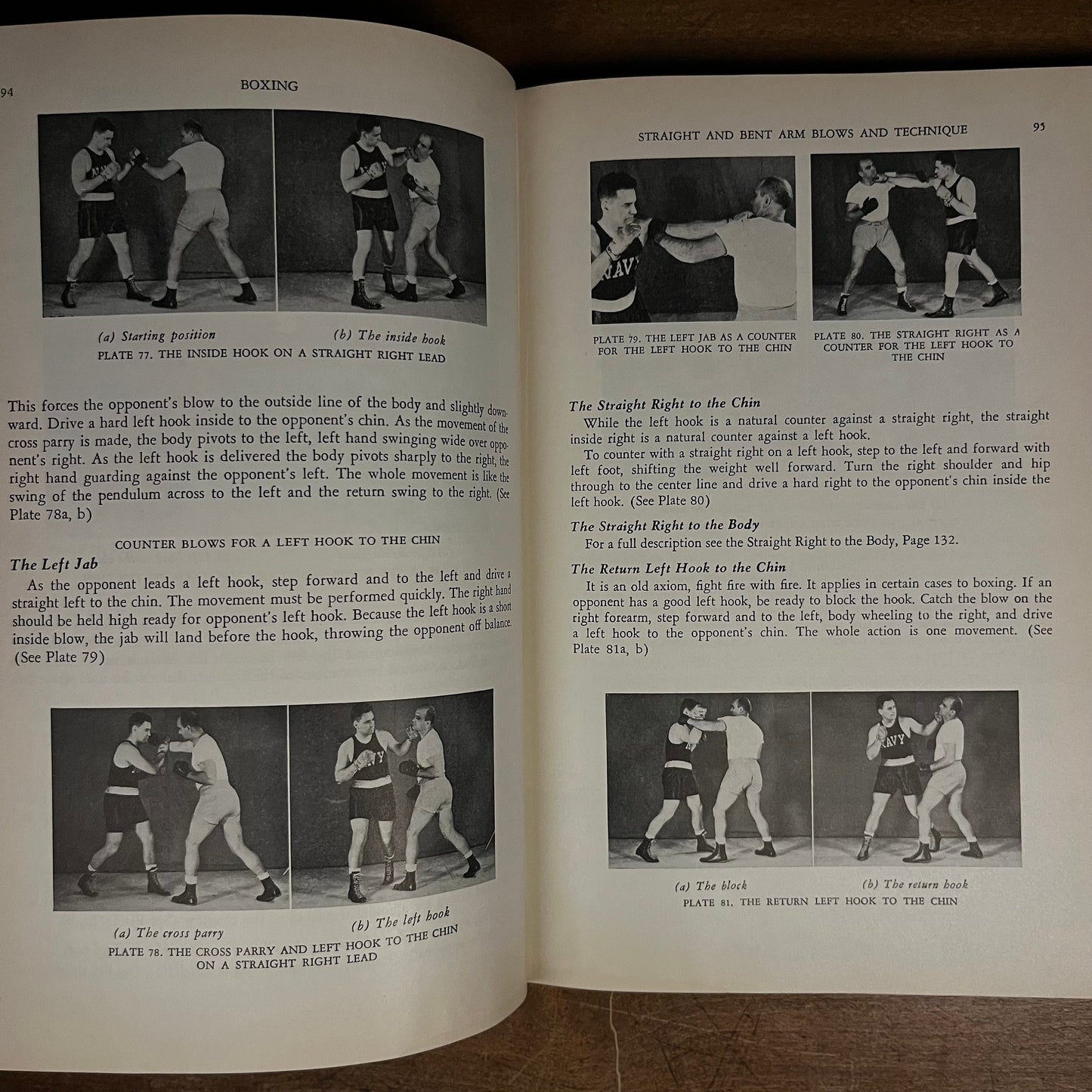 The Naval Aviation Physical Training Manuals: Boxing (1950) Vintage Hardcover Book