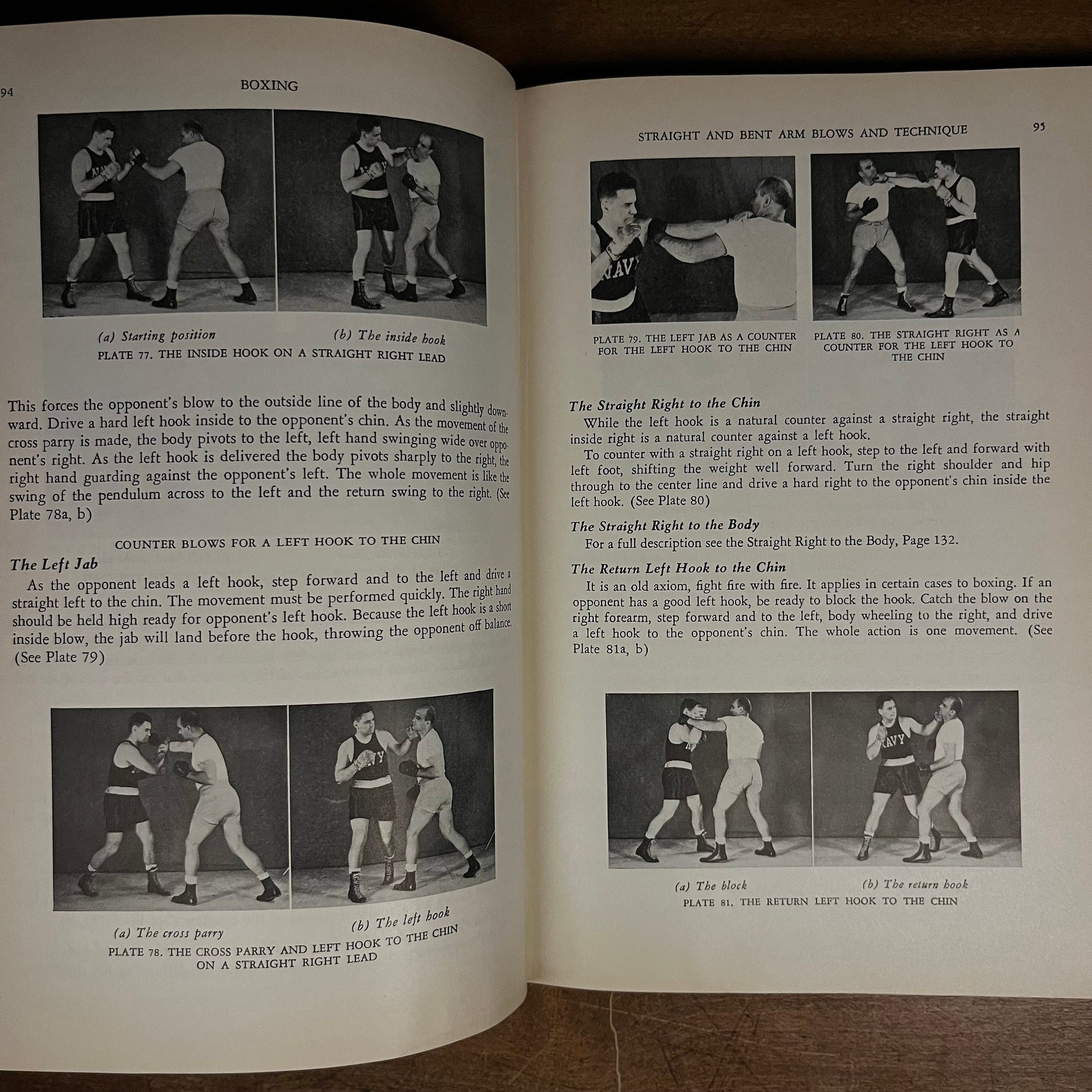 The Naval Aviation Physical Training Manuals: Boxing (1950) Vintage Hardcover Book