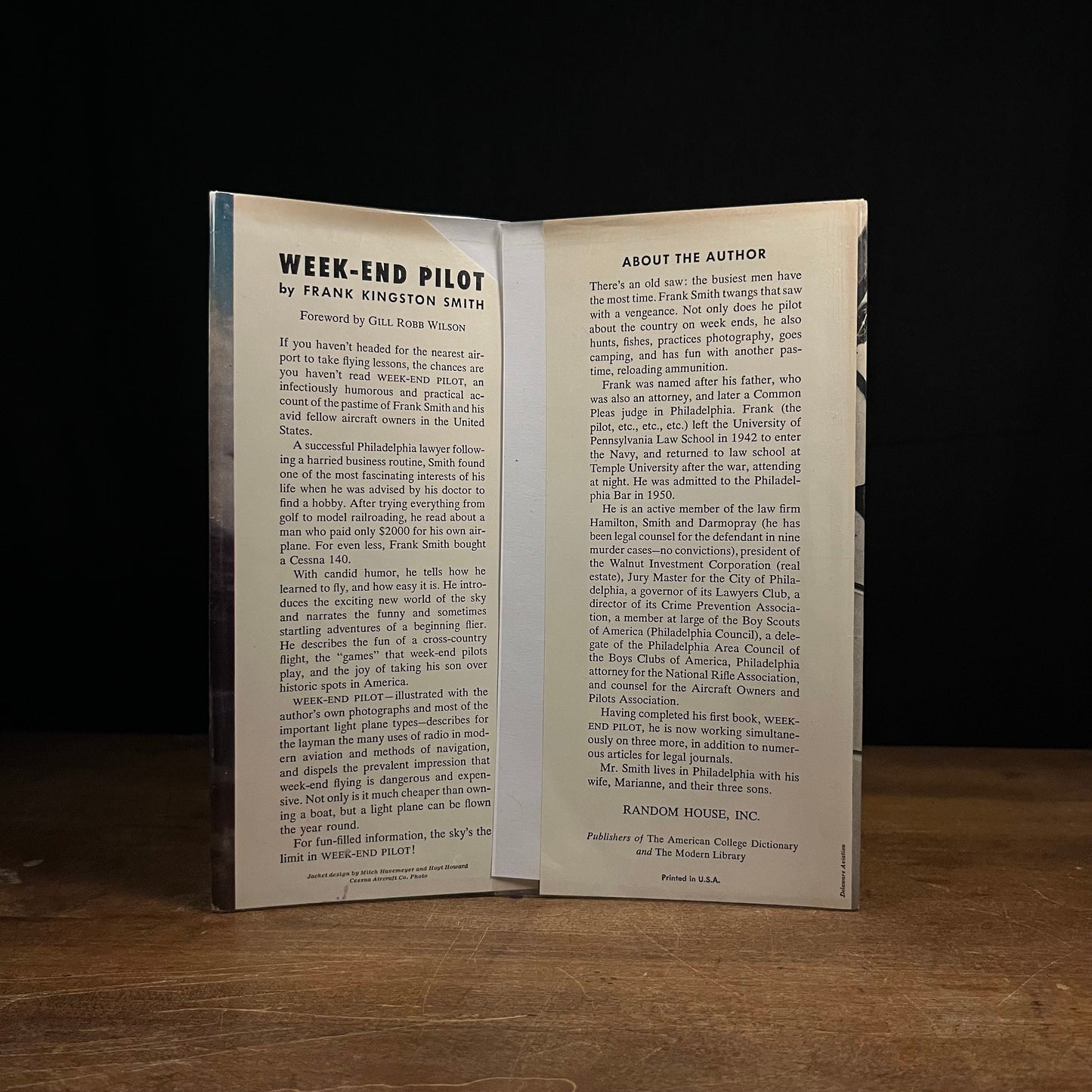 Third Printing - Week-End Pilot by Frank Kingston Smith (1957) Vintage Hardcover Book