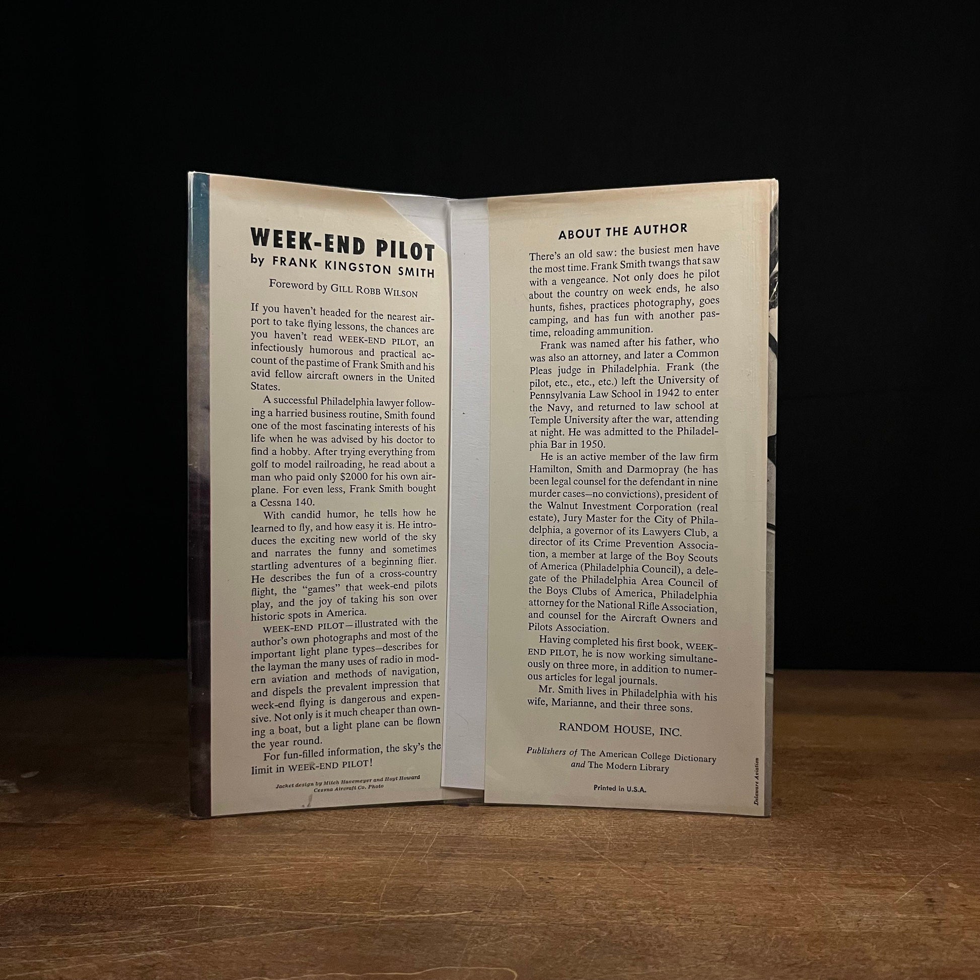 Third Printing - Week-End Pilot by Frank Kingston Smith (1957) Vintage Hardcover Book
