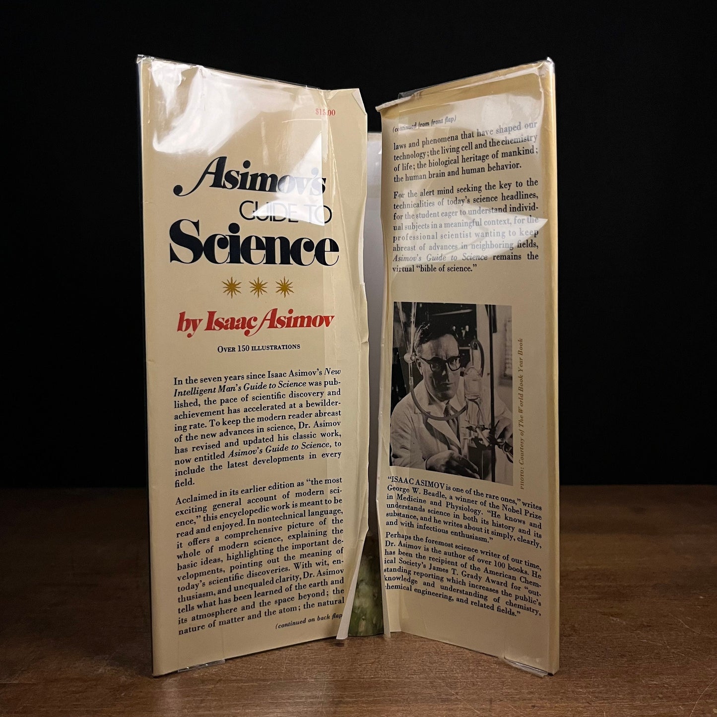 Early Printing - Asimov’s Guide to Science by Isaac Asimov (1973) Vintage Hardcover Book