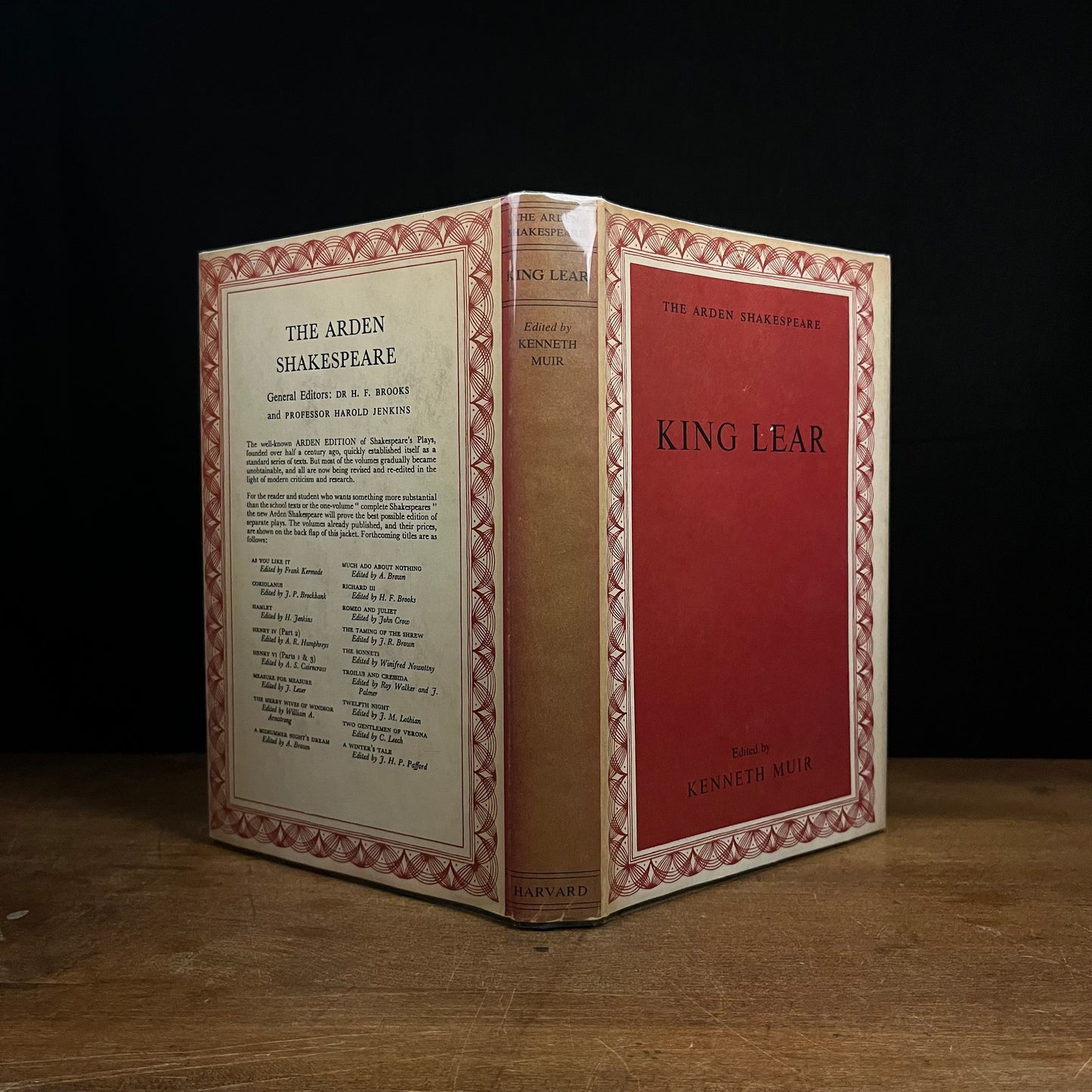 The Arden Shakespeare: King Lear (1959) Vintage Hardcover Book