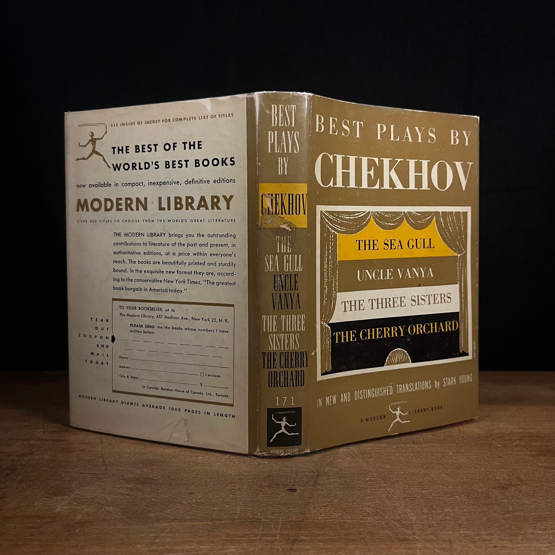 Modern Library - Best Plays of Chekhov (1956) Vintage Hardcover Book