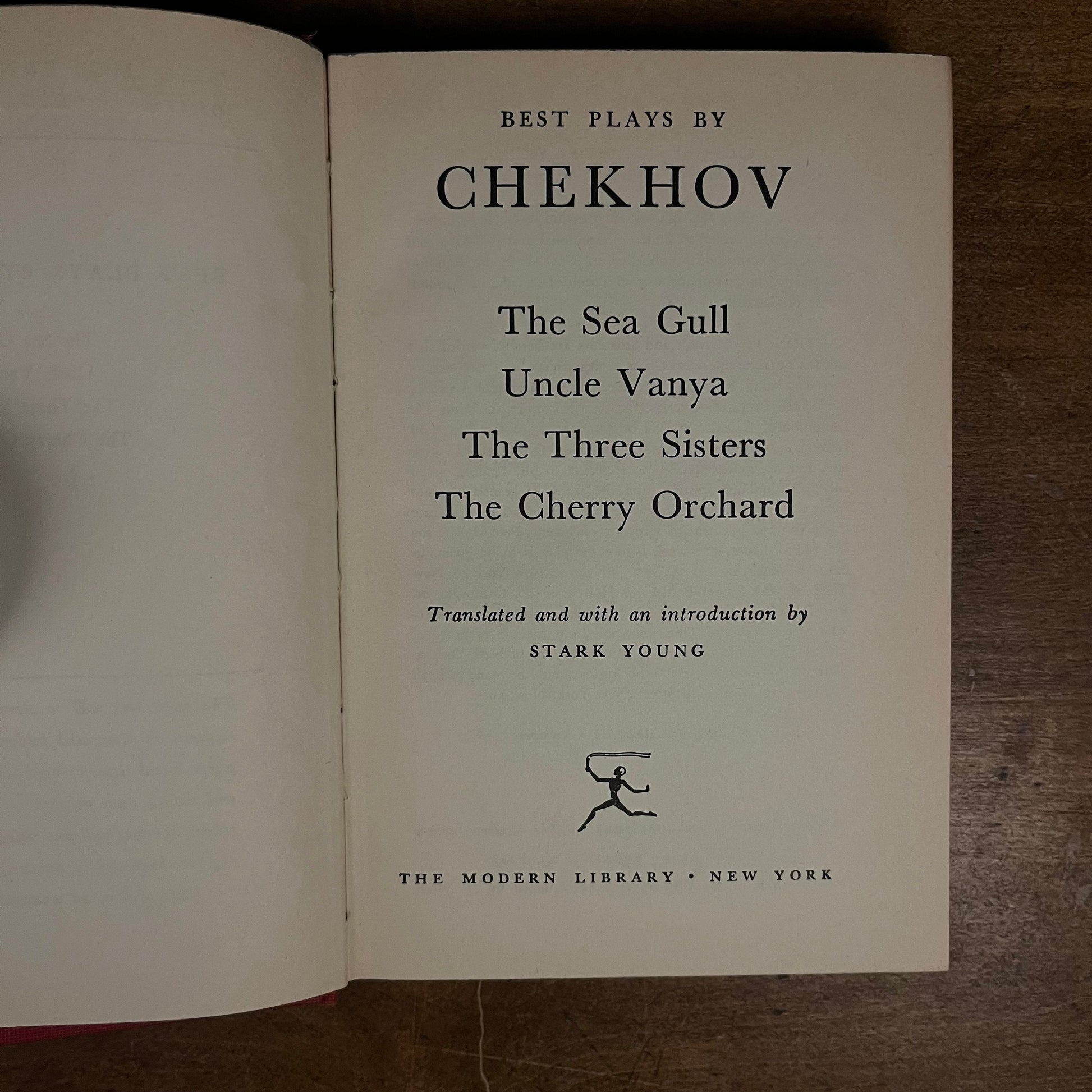 Modern Library - Best Plays of Chekhov (1956) Vintage Hardcover Book