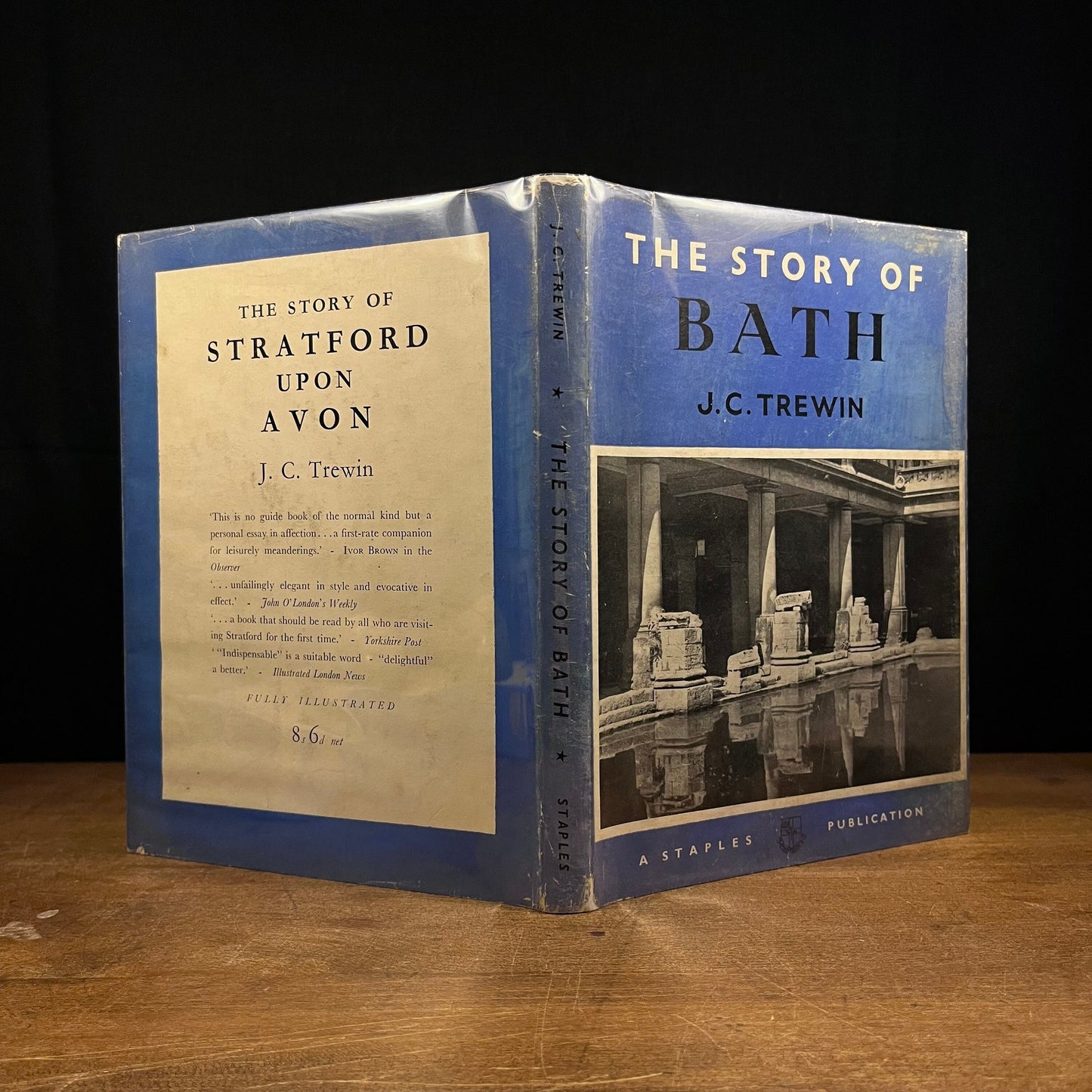 First Printing - The Story of Bath by J. C. Trewin (1951) Vintage Hardcover Book