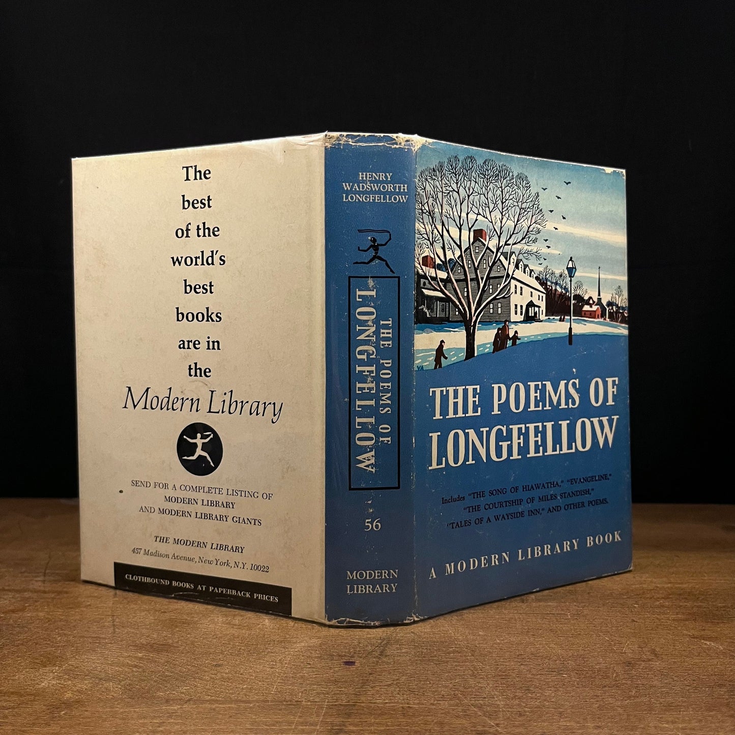 Modern Library - The Poems of Longfellow (1940) Vintage Hardcover Book