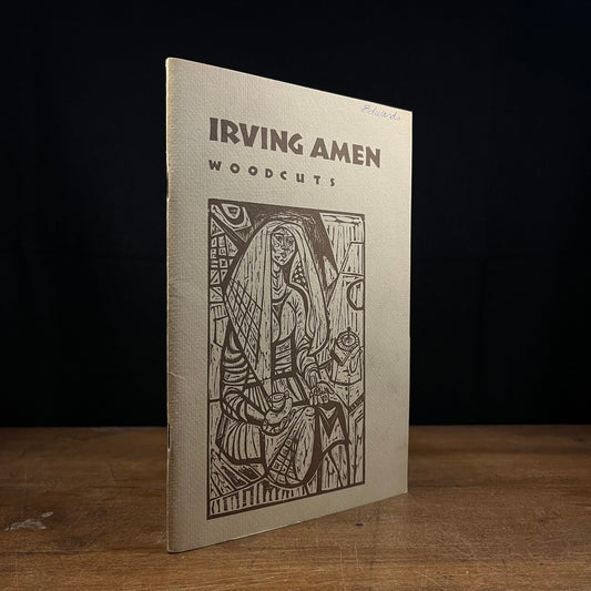 Irving Amen: Woodcuts (1948-1960) (1960) Vintage Softcover Art Catalog