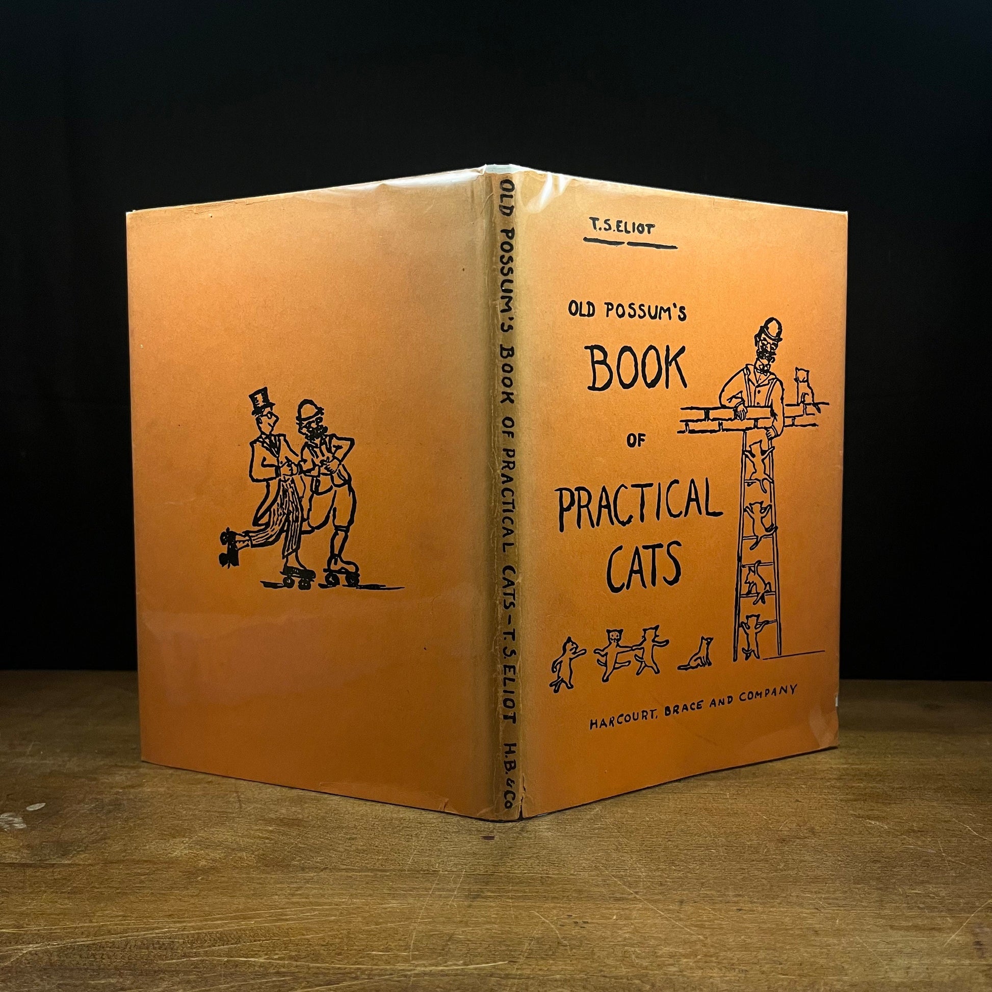 Early Printing - Old Possum’s Book of Practical Cats by T. S. Elliot (1939) Vintage Hardcover Book