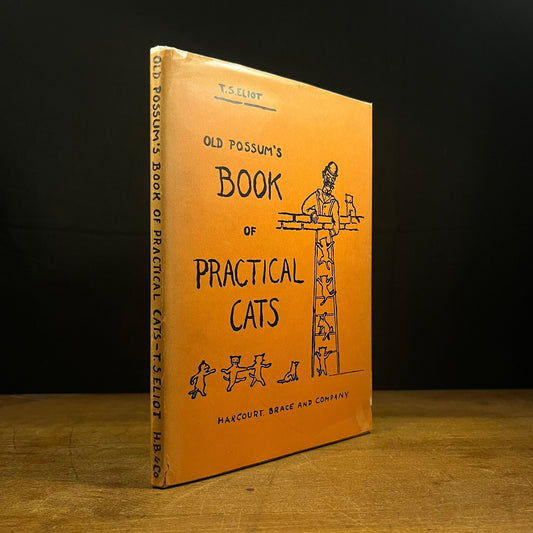 Early Printing - Old Possum’s Book of Practical Cats by T. S. Elliot (1939) Vintage Hardcover Book