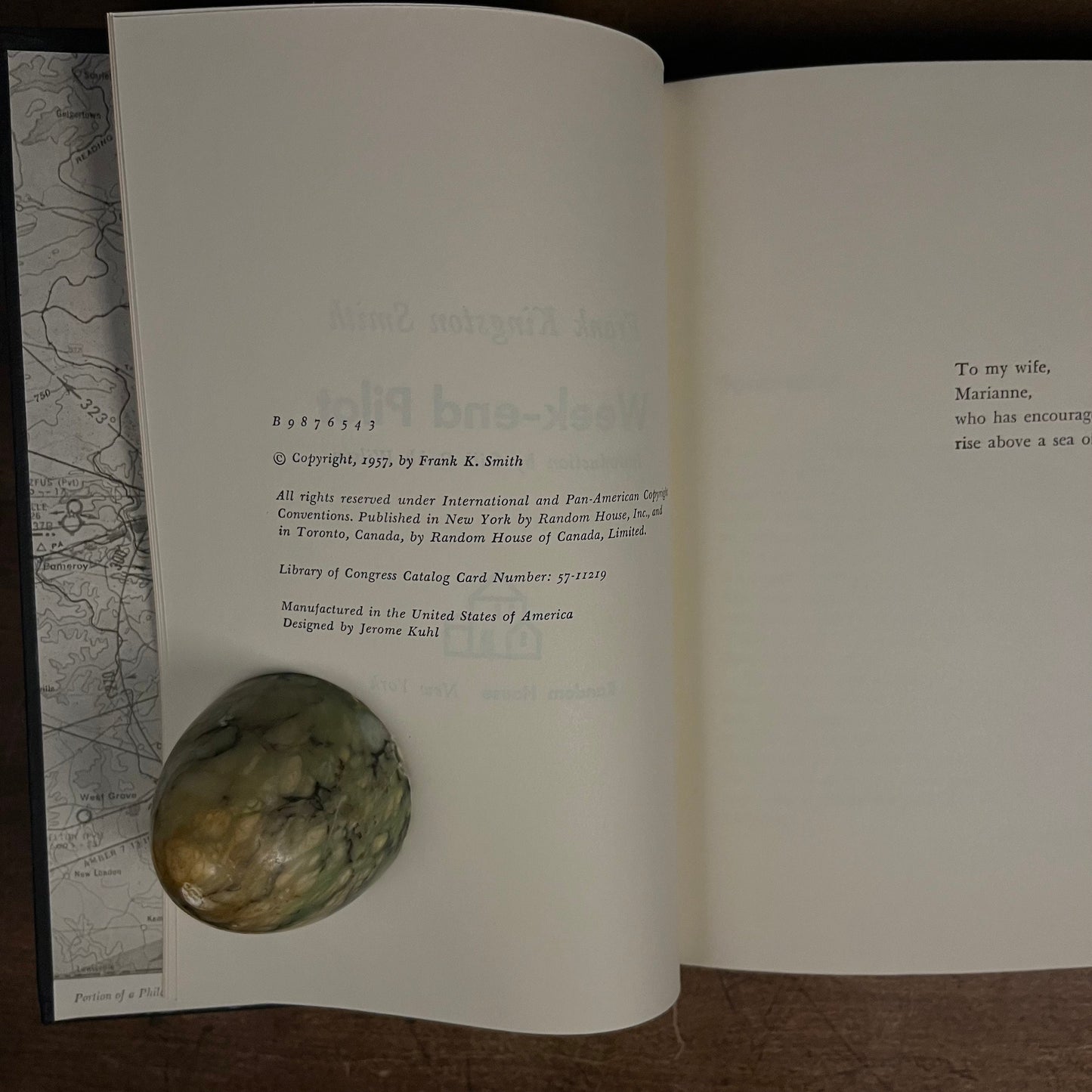 Third Printing - Week-End Pilot by Frank Kingston Smith (1957) Vintage Hardcover Book