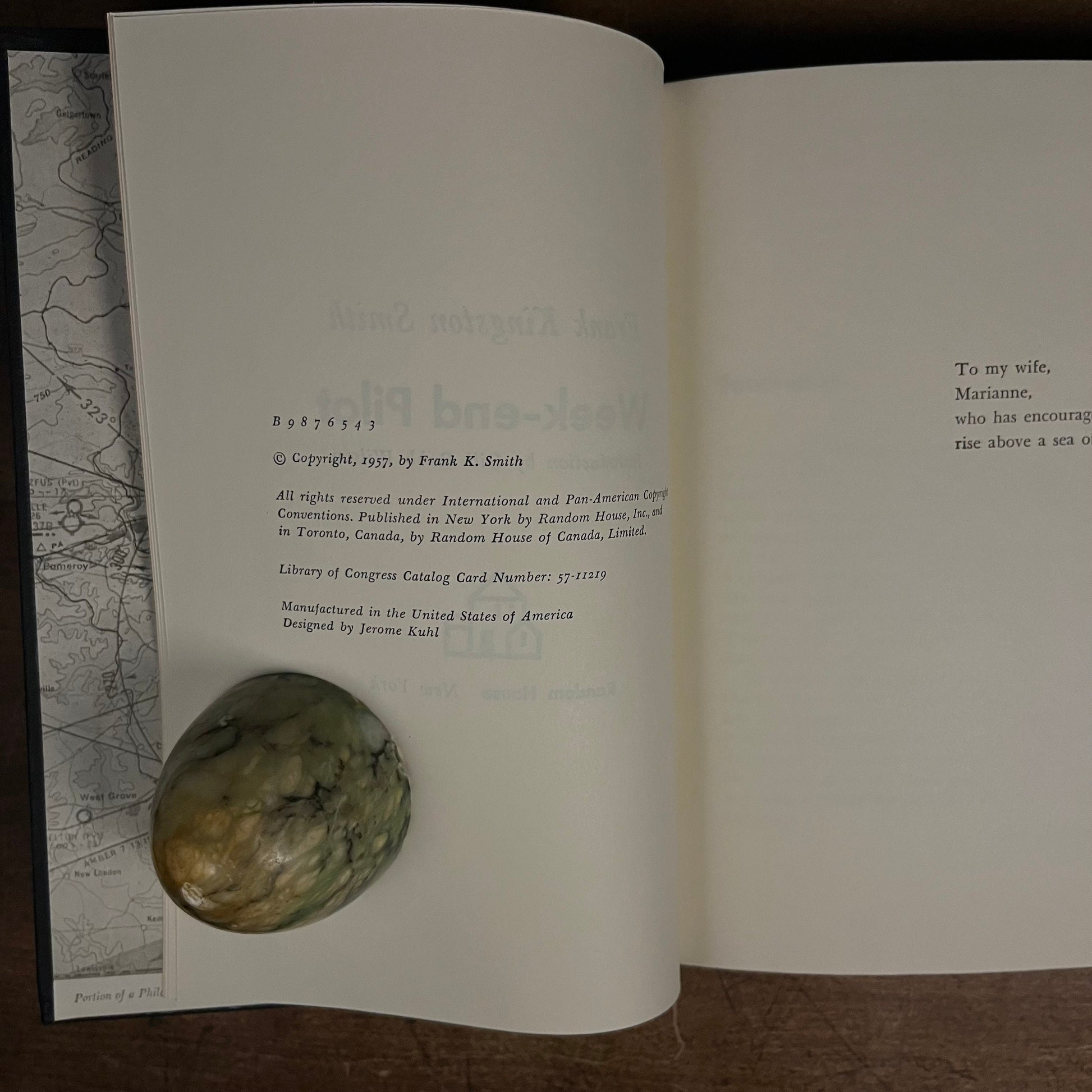 Third Printing - Week-End Pilot by Frank Kingston Smith (1957) Vintage Hardcover Book