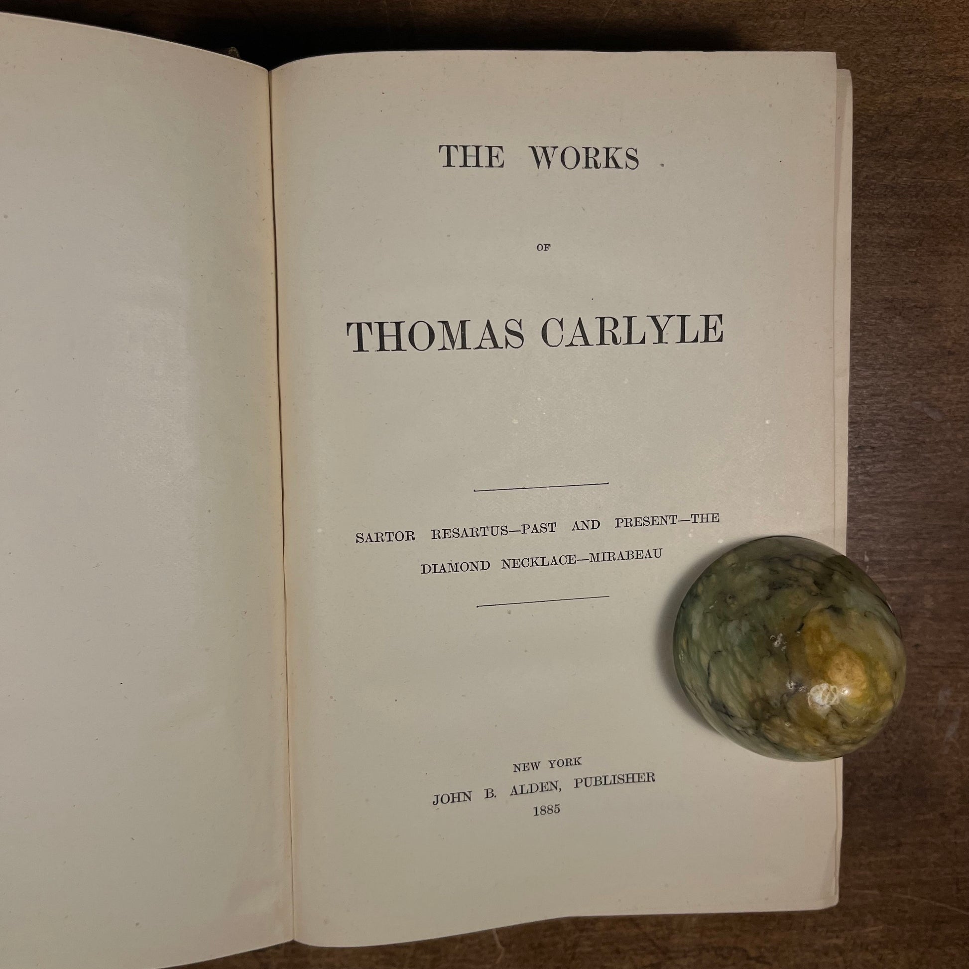 The Works of Thomas Carlyle (1885) Vintage Hardcover Book