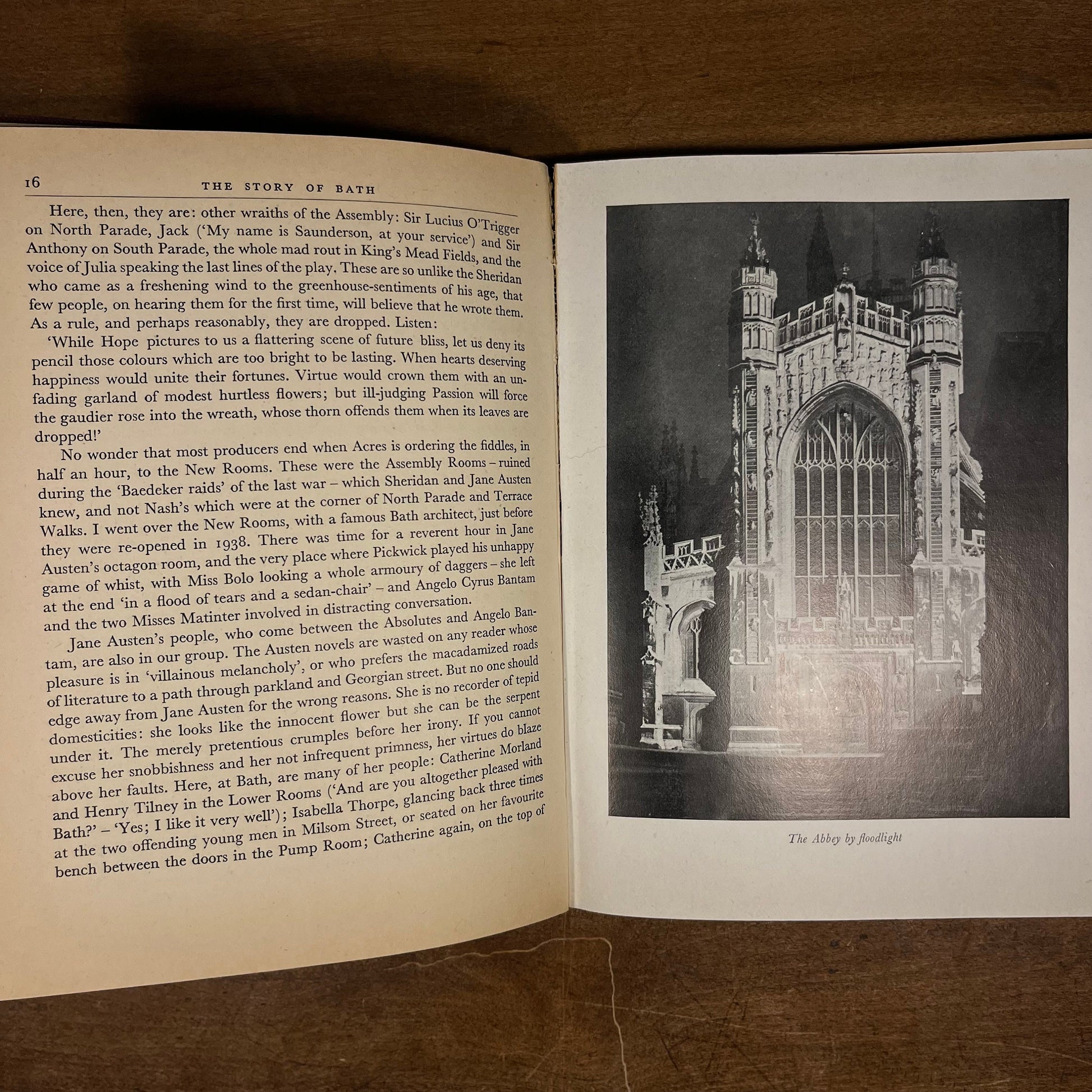 First Printing - The Story of Bath by J. C. Trewin (1951) Vintage Hardcover Book