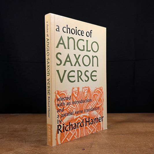 A Choice of Anglo Saxon Verse by Richard Hamer (1977) Vintage Paperback Book