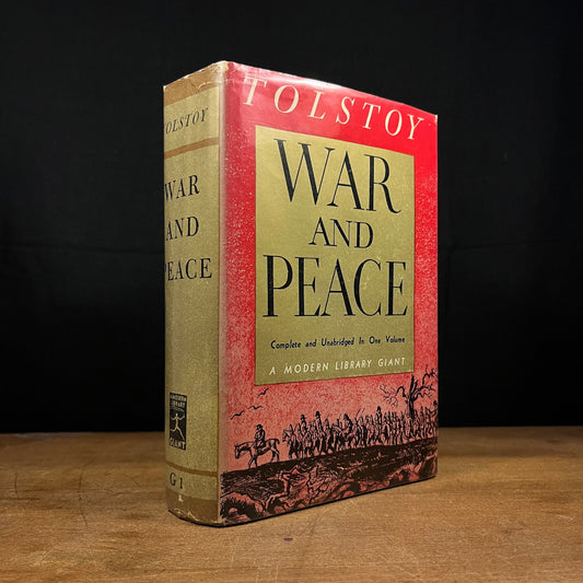 Modern Library - War and Peace by Leo Tolstoy (1940) Vintage Hardcover Book