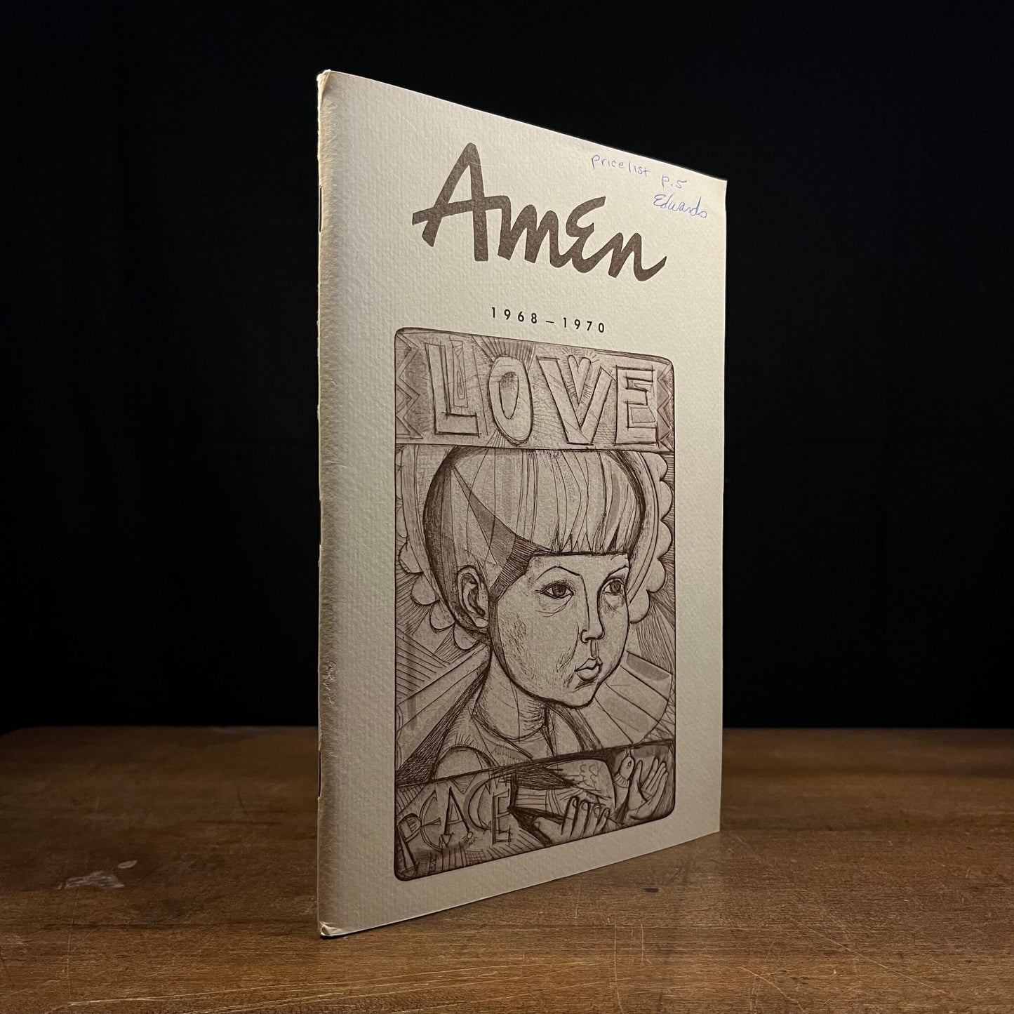 Amen (1968-1970) by Irving Amen (1970) Vintage Softcover Art Catalog