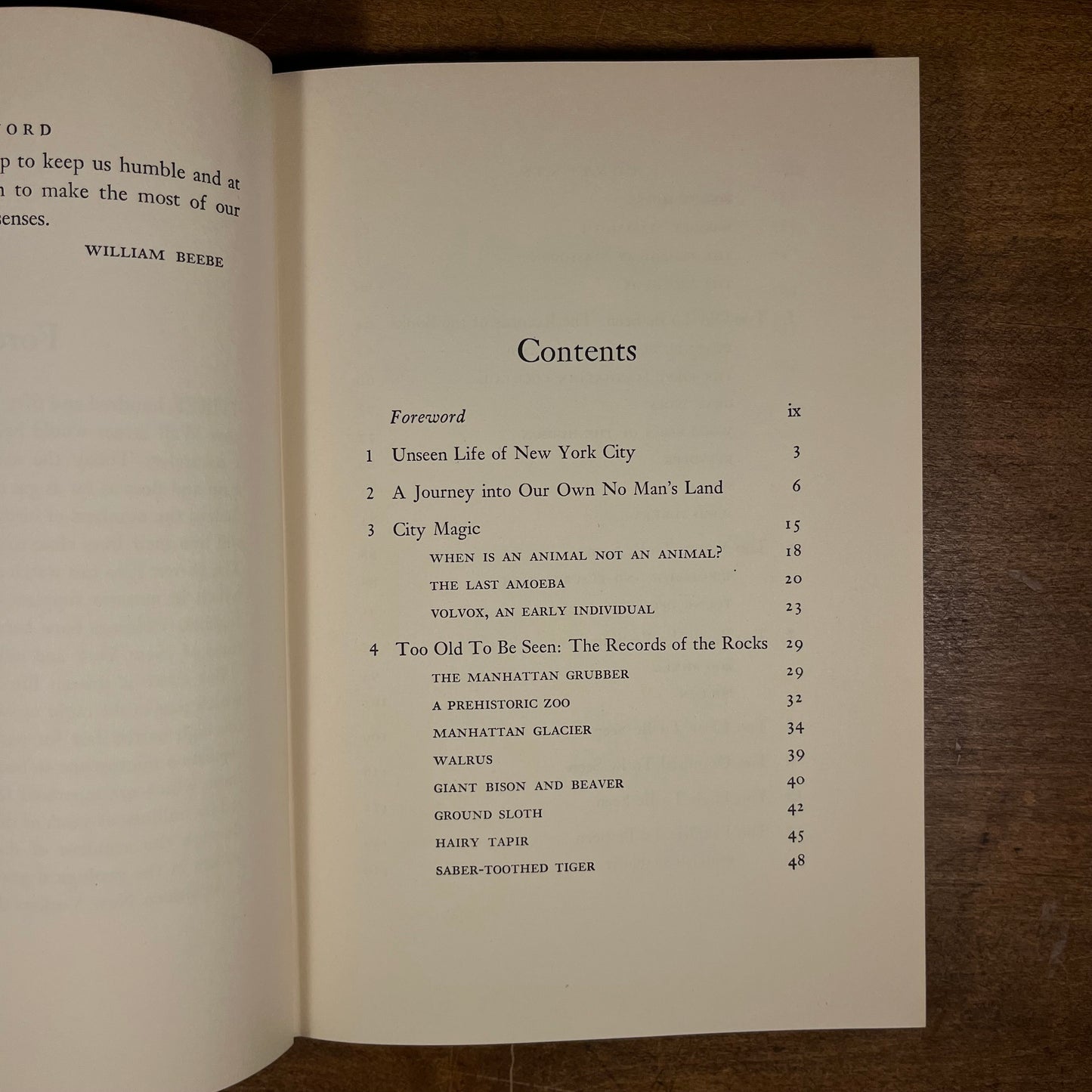 First Printing - Unseen Life of New York: As a Naturalist Sees It by William Beebe (1953) Vintage Hardcover Book