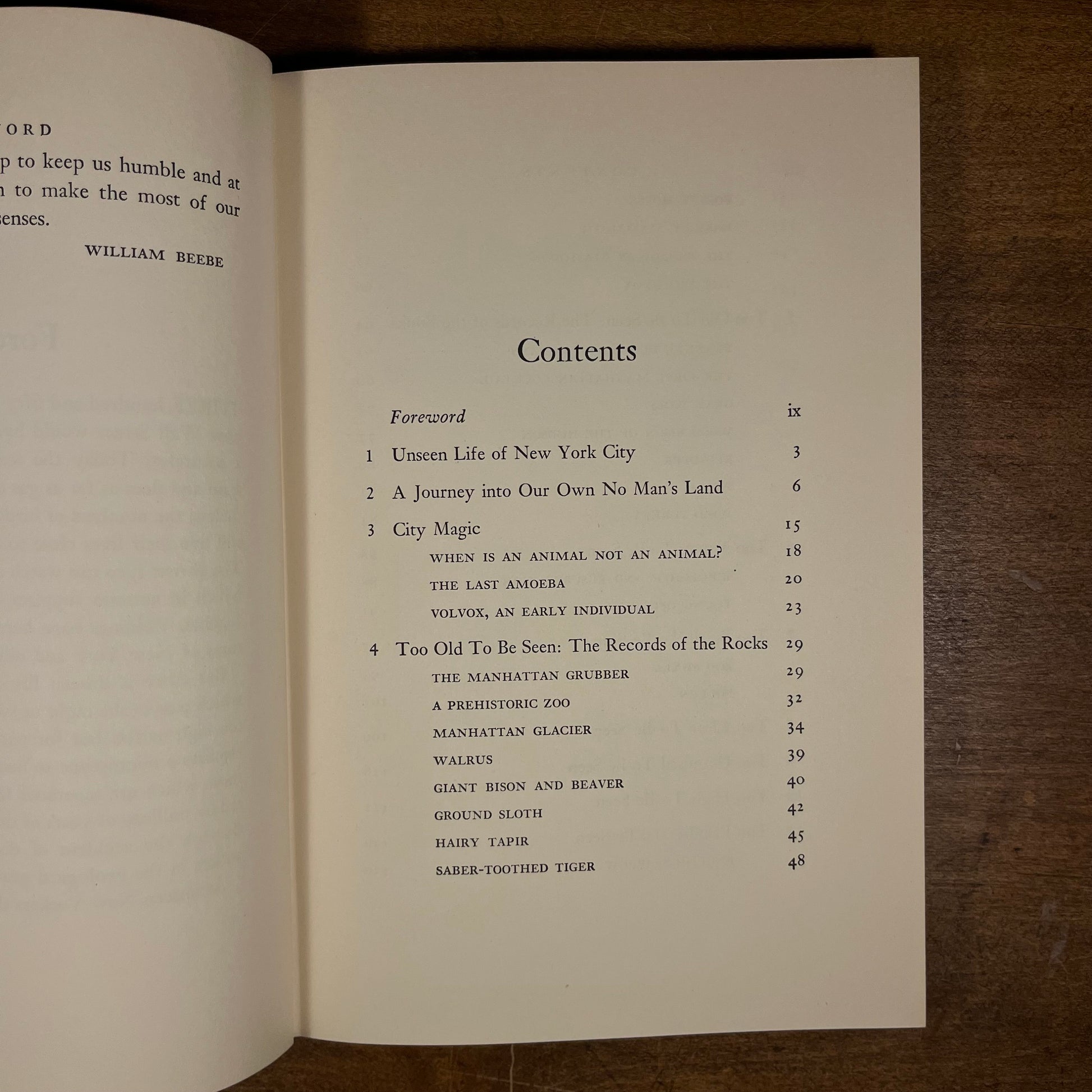First Printing - Unseen Life of New York: As a Naturalist Sees It by William Beebe (1953) Vintage Hardcover Book