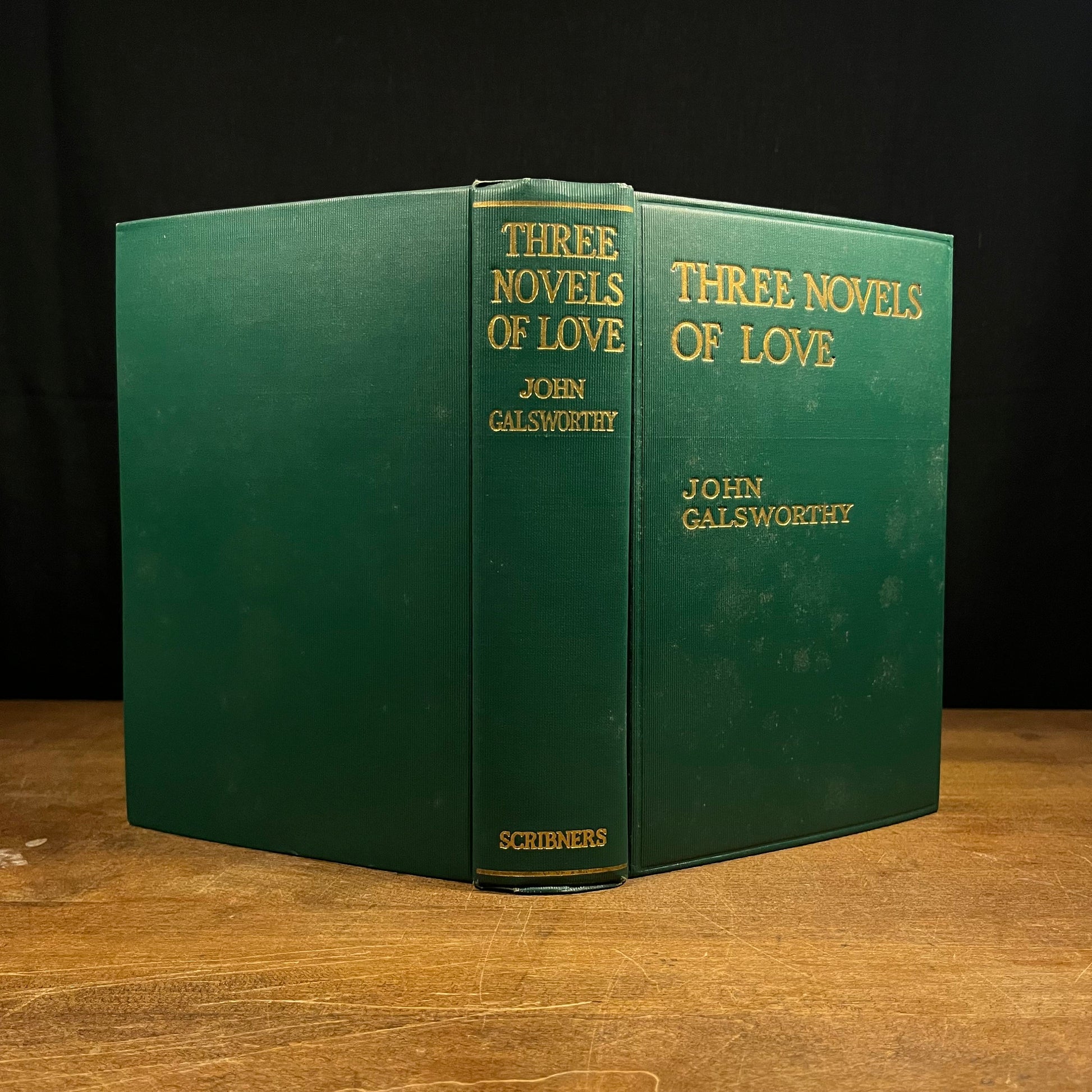 Early Printing - Three Novels of Love: The Dark Flower, Beyond, Saint’s Progress by John Galsworthy (1933) Vintage Hardcover Book