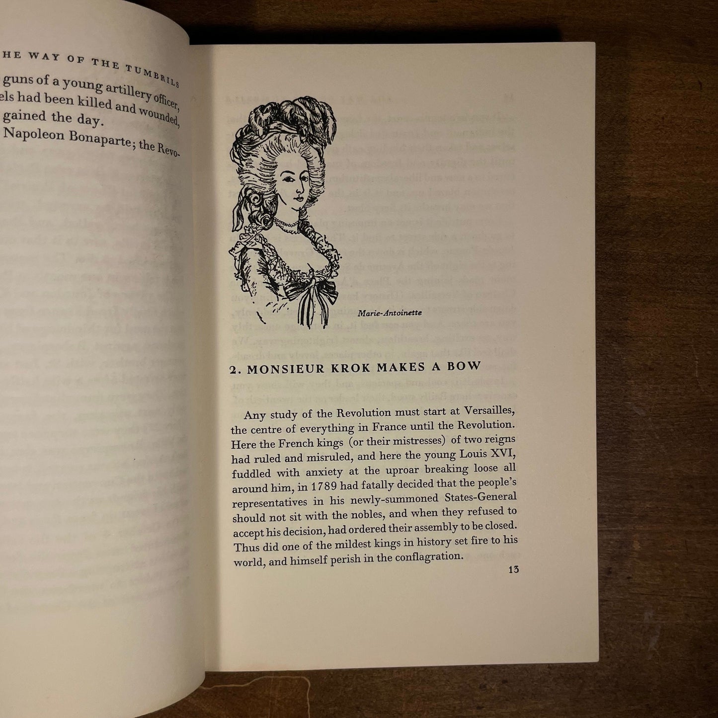 First Printing - The Way of the Tumbrils: The story of the French Revolution as seen in Paris today by John Elliot (1958) Hardcover Book